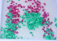 40 carats émeraude naturelle de Zambie et cabochons de rubis du Mozambique pierres précieuses en vrac taillées à facettes pierres uniques pour la fabrication de bijoux