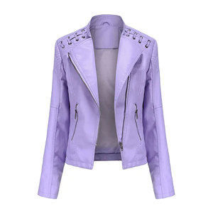 2025 Meilleures ventes Femmes Mode Vestes en cuir Vêtements d'hiver Femmes Mode Vestes en cuir - Product Image 1