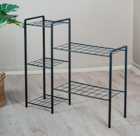 Support à plantes en métal, support à plantes à plusieurs niveaux, étagère pour pots de fleurs, étagère pour plantes d'intérieur, support à plantes d'extérieur, étagère pour plantes de jardin, balcon