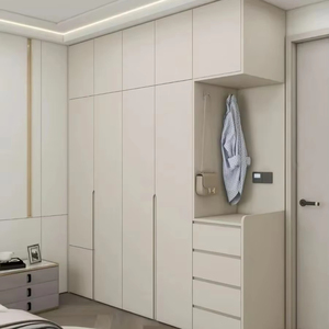 Meubles de chambre à coucher modernes et minimalistes, personnalisation complète de la maison, poignées encastrées, design autonome, armoire en bois, placards - Product Image 3