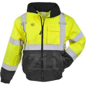 Veste de sécurité réfléchissante en polyester imperméable pour homme, conforme à la norme ANSI/EN ISO classe 2, avec logo personnalisé, pour travaux de construction en extérieur, en maille - Product Image 5