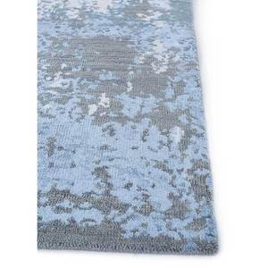 Tapis noué à la main en laine et soie de bambou à motif abstrait Tattvam Lu-9031 bleu pour usage domestique - Cs-01 - Product Image 4