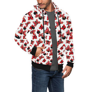 Sudaderas con capucha de sublimación con cremallera completa para hombres Sudaderas con cremallera de calidad superior para hombres Tarifa al por mayor Servicio OEM Transpirable Precio barato - Product Image 3