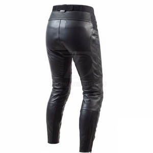 Pantalon en cuir pour moto homme de haute qualité, style classique avec fermeture sécurisée pour une conduite en toute sécurité - Product Image 2