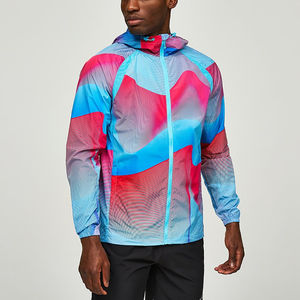 Chaqueta de concha suave personalizada para hombre, chándal cortavientos, ropa negra, talla informal, chándal cortavientos impermeable liso para hombre - Product Image 5