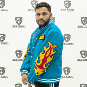 Chaqueta de lona bomber de talla grande para hombre 100% algodón con capucha impermeable transpirable a prueba de viento Varsity College Baseball Street Style - Product Image 4