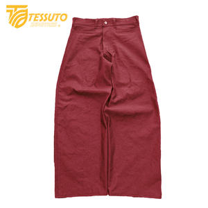 Pantalon large décontracté pour homme personnalisé, léger, 100% coton, délavage acide, taille élastique, anti-boulochage, respirant, écologique - Product Image 2