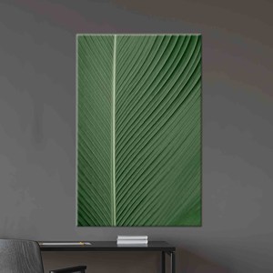 Tableau sur toile à imprimé botanique élégant - Décoration moderne pour la maison, toile enveloppée - Product Image 1