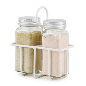 Caddy de sal y pimienta negra de diseñador, vajilla de Caddy hecha a mano de calidad superior, Caddy de sal y pimienta de hierro de lujo de diseñador - Product Image 6