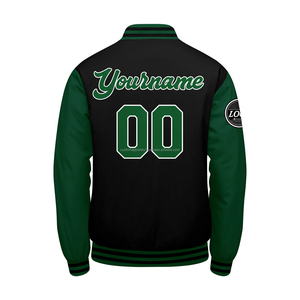Chaqueta universitaria personalizada bordada con el equipo de la escuela secundaria, chaqueta universitaria personalizada con iniciales o logotipo, por el momento, por el momento - Product Image 3