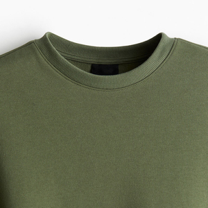 Sweat-shirt en molleton décontracté pour homme avec logo personnalisé de haute qualité, coupe oversize, col rond, tricot uni, grande taille, hiver, 360g - Product Image 4