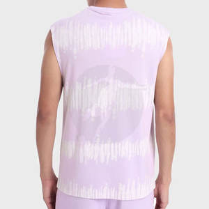 Camiseta sin mangas de talla personalizada para hombre superventas, ropa deportiva de punto informal, ropa deportiva transpirable y de talla grande - Product Image 3