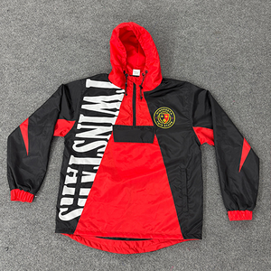 Veste coupe-vent officielle de l'équipe de Columbus avec logo personnalisé, fermeture à demi-zip, style décontracté pour la saison hivernale - Product Image 5