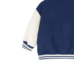 Chaqueta Varsity Infantil Personalizada de Alta Calidad con Mangas Largas, Lana Suave, OEM ODM, Bordada y Personalizable para Niños 2026 - Product Image 3