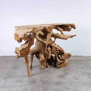 TEAK ROOT <b>CONSOLE</b> <b>TABLE</b> FOR LIVING ROOM - DECORATION WOODEN FURNITURE - JEPARA INDONESIA FURNITURE MANUFACTURER 58 - Product Image 3