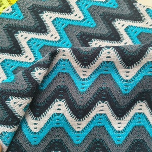 Personalized Modern Women's Large Jacquard Tote Bag Breathable Zigzag Pattern Duffle Travel Shopping - Product Image 5