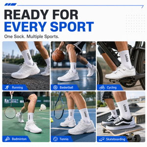 Sport <b>Sock</b> Men's Athletic Compression <b>Running</b> <b>Sock</b> Breathable Mesh Towel Bottom Cushion Knitted Cotton Polyester Spandex - Product Image 6