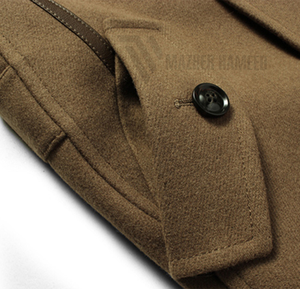 Abrigo largo grueso y cálido para hombre, abrigo largo informal grueso y cálido con logotipo personalizado, ropa de calle a la moda para Otoño e Invierno - Product Image 4