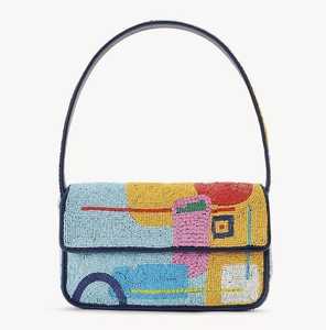 Sacs à bandoulière de luxe faits main multicolores perlés, brodés de sequins, pochettes de soirée rétro, sacs à main tendance pour femmes, fournisseur - Product Image 6