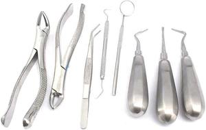 Instrumentos de Cirugía Dental Oral, Kit de Extracción de Elevadores, Fórceps, Herramientas de Ortodoncia, Fórceps de Tijera, Espejo, Pakistán - Product Image 2