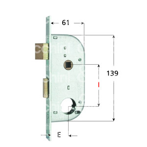 2-turn wheeled <b>lock</b> with round <b>cylinder</b> latch included - Product Image 1