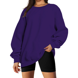 Sweatshirts à Capuche Personnalisés pour Femmes Logo Avant 100% Coton Polaire Hiver Casual Vêtements Chauds avec Couleur et Logo Personnalisés - Product Image 1