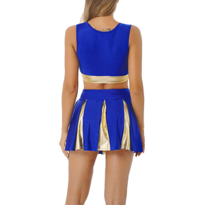 ชุดยูนิฟอร์มเชียร์ลีดเดอร์ชุดพิมพ์ลาย OEM ดีไซน์ไม่เหมือนใครมาใหม่ - Product Image 2