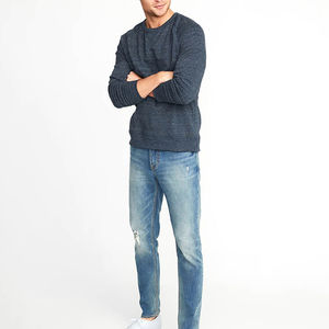 Suéteres Casuales de Algodón Grueso, Nuevos para Otoño e Invierno, Camisa Bordada Extra Grande 2026, Sudaderas de Color Sólido para Hombre - Product Image 5