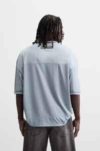 Vendeur chaud surdimensionné tricoté maille col en v maillot Vintage Football Style Boxy fit personnalisable anti-rétrécissement maillot de football pour hommes - Product Image 3