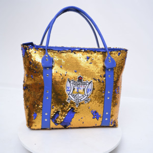 Nouveau design personnalisé toile de mode pour femmes court voyage pour femmes sac fourre-tout à paillettes léger de luxe sac fourre-tout à broderie - Product Image 2