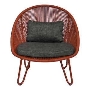 เก้าอี้โซฟากลางแจ้งดีไซน์ใหม่เชือกทอโครงอลูมิเนียมสำหรับโรงแรมและโรงพยาบาล - Product Image 4