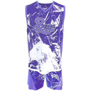 REEMA proporciona al por mayor camisetas y pantalones cortos de baloncesto para hombres con sublimación personalizada ropa de baloncesto para mujeres | Conjuntos de uniformes - Product Image 1