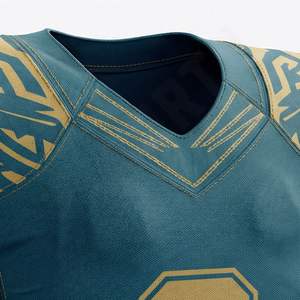 Uniforme de Fútbol Americano Personalizado de Alta Calidad, Más Vendido, Manga Corta, Precio Competitivo, Rendimiento Atlético, Ropa de Equipo - Product Image 4