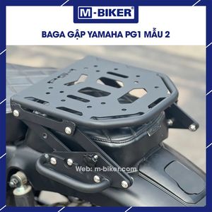 M-Biker Vit Nam PG1 Folding Motorcycle <b>Luggage</b> & Saddlebags <b>Rack</b> High-class Steel Model 2 New Version - Product Image 6