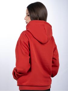 Sweats à capuche pour femmes grande taille bleu marine pulls à capuche esthétiques surdimensionnés couleur unie sweats à capuche surdimensionnés pour femmes - Product Image 5