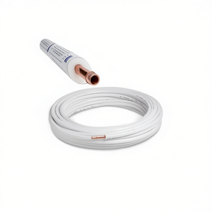 Rouleau de 25 m de tuyau en cuivre isolé de 3/8 po, épaisseur 1 mm, pour climatisation - Product Image 2