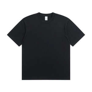 Camiseta de Hombre con Logotipo Personalizado, Corte Cuadrado, Algodón Grueso de 280 g/m², Cuello Redondo Acordonado, Hombros Caídos, Estilo Urbano, Talla Grande - Product Image 2