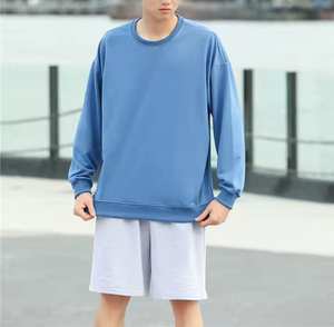 เสื้อฮู้ดดี้คอกลมวินเทจแบบสั่งทำพิเศษสำหรับผู้ชาย คุณภาพสูง ทรงหลวม สไตล์ฤดูหนาว ลำลอง ปักลาย ผ้าฝ้าย 100% - Product Image 3