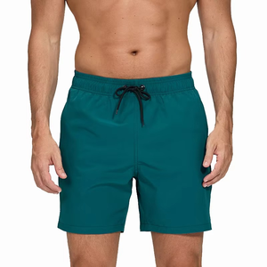 Mesh <b>Shorts</b> Solid Color Gym Mesh Liner With Zipper Pockets Beach Quick Dry Bermudas Masculina <b>Swimsuits</b> - Product Image 1