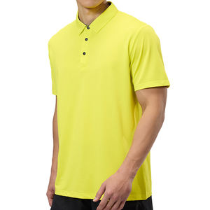 OEM poliéster/algodón hombres Golf para camisas tejido de punto transpirable personalizado manga corta ropa deportiva verano cuello vuelto - Product Image 6