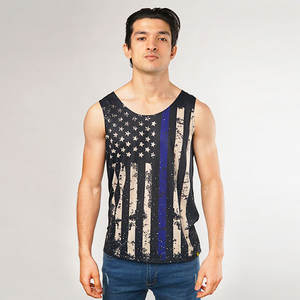 Camisetas sin Mangas para Hombre al por Mayor, Tejido de Algodón, Transpirable, Ropa Deportiva de Alta Calidad, Ropa Casual, OEM, ODM - Product Image 2