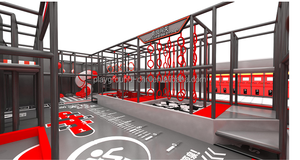 El más adorable Temático Atractivo Alta calidad Certificado Indoor Playzone Trampoline Park Ninja Course <span class=keywords><strong>para</strong></span> la venta - Product Image 3