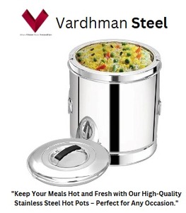 Marmite Fusion 10 L en acier inoxydable, grande casserole chauffante pour aliments, fond à induction pour soupes - Product Image 2