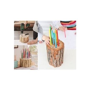 Elegant Wooden Pen Stand <b>Organizer</b> Handmade Multi Slot Storage for Desk Office Home Study Ideal for Pens Pencils Accessories - Product Image 1