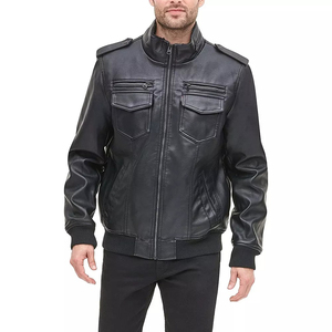Chaqueta de cuero PU de motocicleta informal de alta calidad para hombre de fabricante de fábrica 100% temporada de invierno genuina OEM disponible - Product Image 6