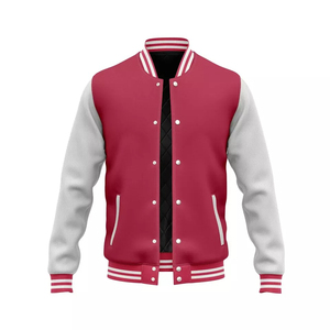 Listo para enviar Unisex MOQ bajo personalizado para Varsity Letterman chaqueta al por mayor mejor estilo moda OEM transpirable precio barato - Product Image 6
