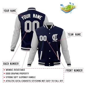 Tendance de haute qualité Varsity Jacket Men Trendy Letterman Bomber Style Baseball Jacket pour hommes - Product Image 3