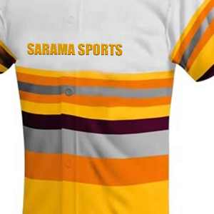 Ensemble 2 pièces personnalisé de l'équipe de jeunes Ensembles de maillots de softball et de baseball Uniformes de sublimation respirants - Product Image 5