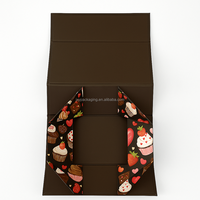 Boîte cadeau pliable magnétique personnalisable avec carton rigide durable pour un emballage de marque haut de gamme