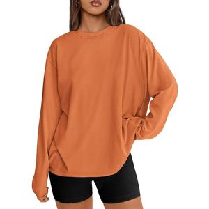 Luxury Women's Cotton Sweatshirt <b>Long</b> <b>Sleeves</b> Neck New Design Luxury Solid Comfortable Casual for Winter Season Made Bangladesh - Product Image 1